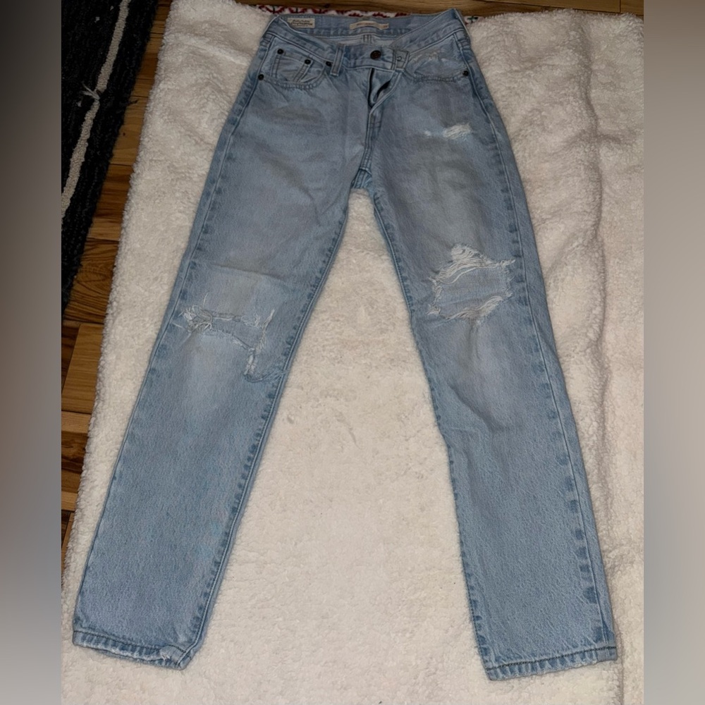 Levis Middy Straight light wash